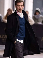 Jannis Niewöhner Black Coat