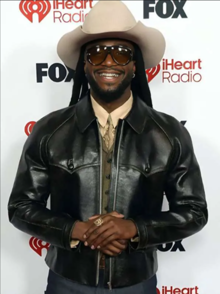 Shaboozey iHeartRadio Music Awards Leather Jacket