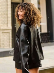NYC 2026 Soley Liboy Black Leather Jacket