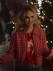 A Royal Montana Christmas Fiona Gubelmann Houndstooth Jacket