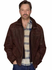 A Season To Blossom 2026 Carlo Marks Brown Leather Jacket