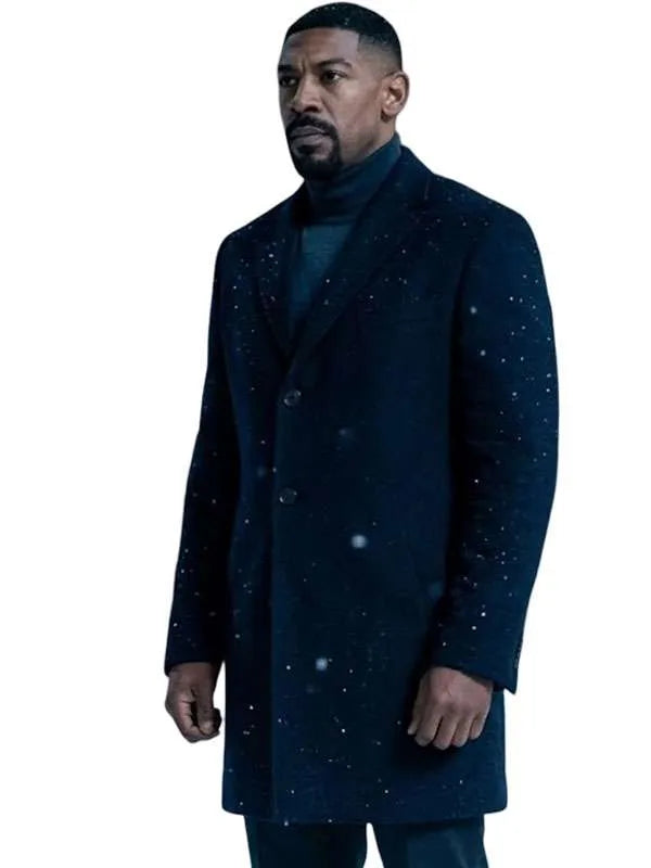 Lanterns Aaron Pierre Black Coat