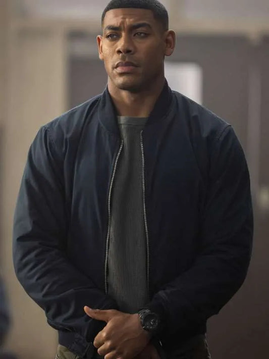 Aaron Pierre Lanterns Bomber Jacket