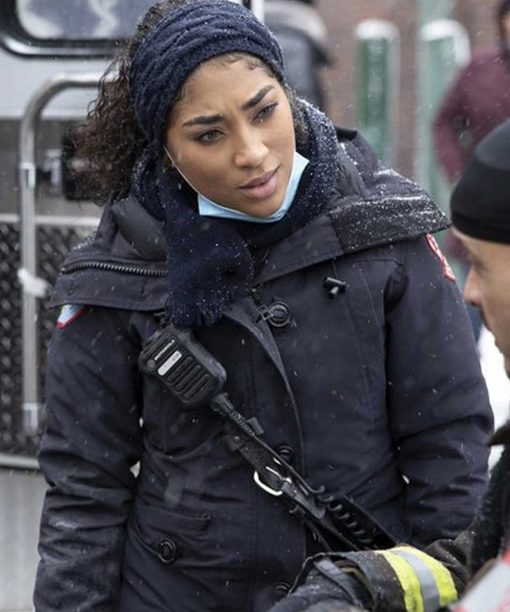 Chicago Fire S09 Gianna Mackey Parka Jacket