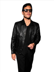 Met Gala 2026 Rami Malek Black Leather Jacket