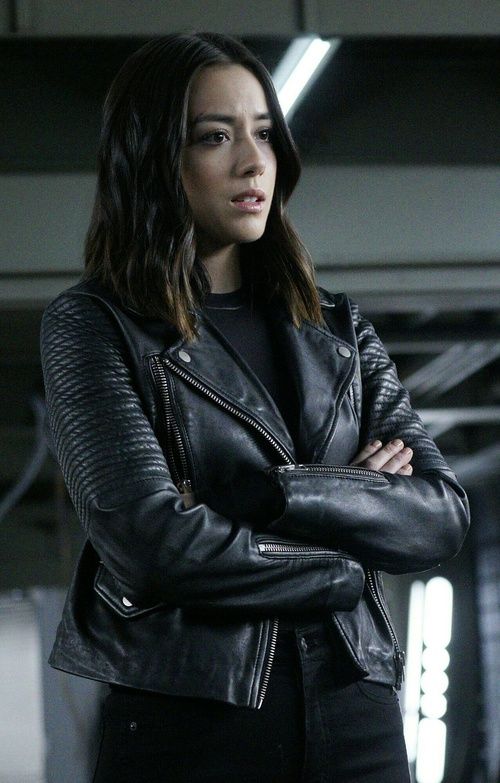 Chloe Bennet Agents of SHIELD Black Jacket