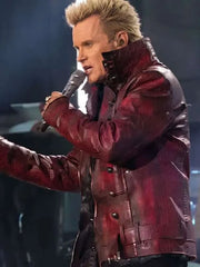 American Idol Billy Idol Red Leather Jacket