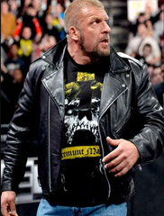 Triple H WWE Raw Leather Jacket