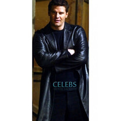 Angel David Boreanaz Black Long Coat