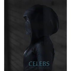 Watchmen Regina King Leather Hooded Coat