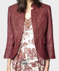 9-1-1 S04 Athena Grant Leather Jacket