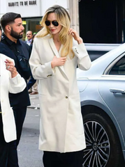 Couture 2026 Angelina Jolie Cream Coat