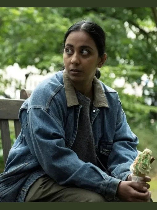 Anjana Vasan Killing Eve S04 Blue Jacket