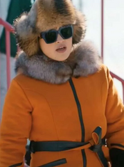 North Of North 2025 Anna Lambe Fur Collar Coat