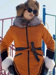 North Of North 2025 Anna Lambe Fur Collar Coat