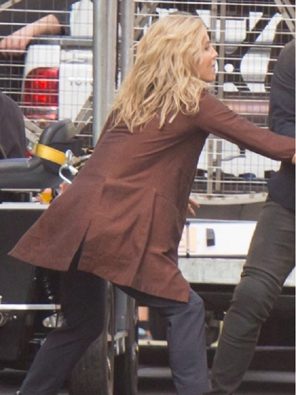 Annabelle Wallis The Mummy Jenny Halsey Coat