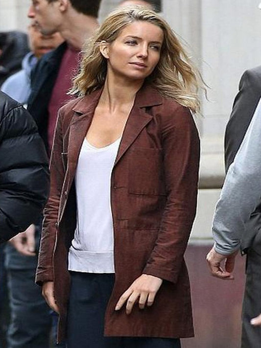 Annabelle Wallis The Mummy Jenny Halsey Coat