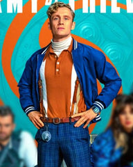 Ludwig Dieter Blue Bomber Jacket