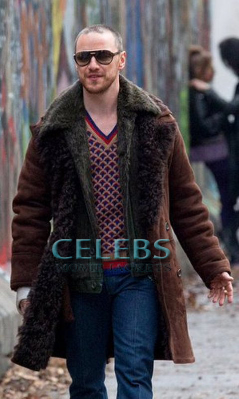 Atomic Blonde James McAvoy Shearling Coat