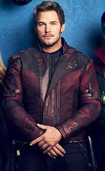 Avengers Infinity War Waxed Star Lord Jacket