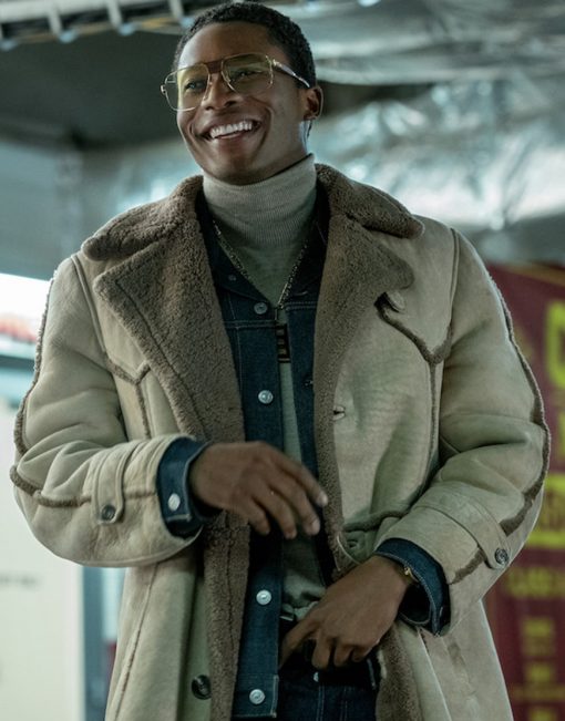 BMF 2021 Da’Vinchi Beige Shearling Coat