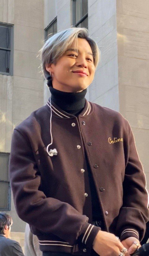 BTS Jimin Wool Bomber Jacket