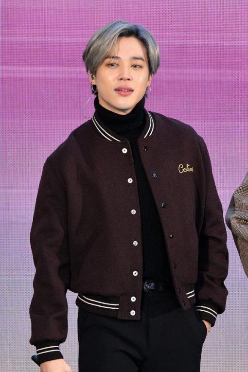 BTS Jimin Wool Bomber Jacket