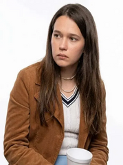 Beef S02 Cailee Spaeny Brown Jacket