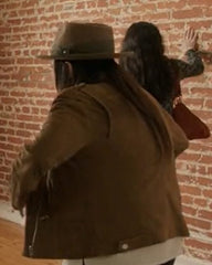 Better Things Season 05 Pamela Adlon Suede Jacket