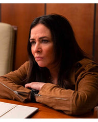 Better Things Season 05 Pamela Adlon Suede Jacket