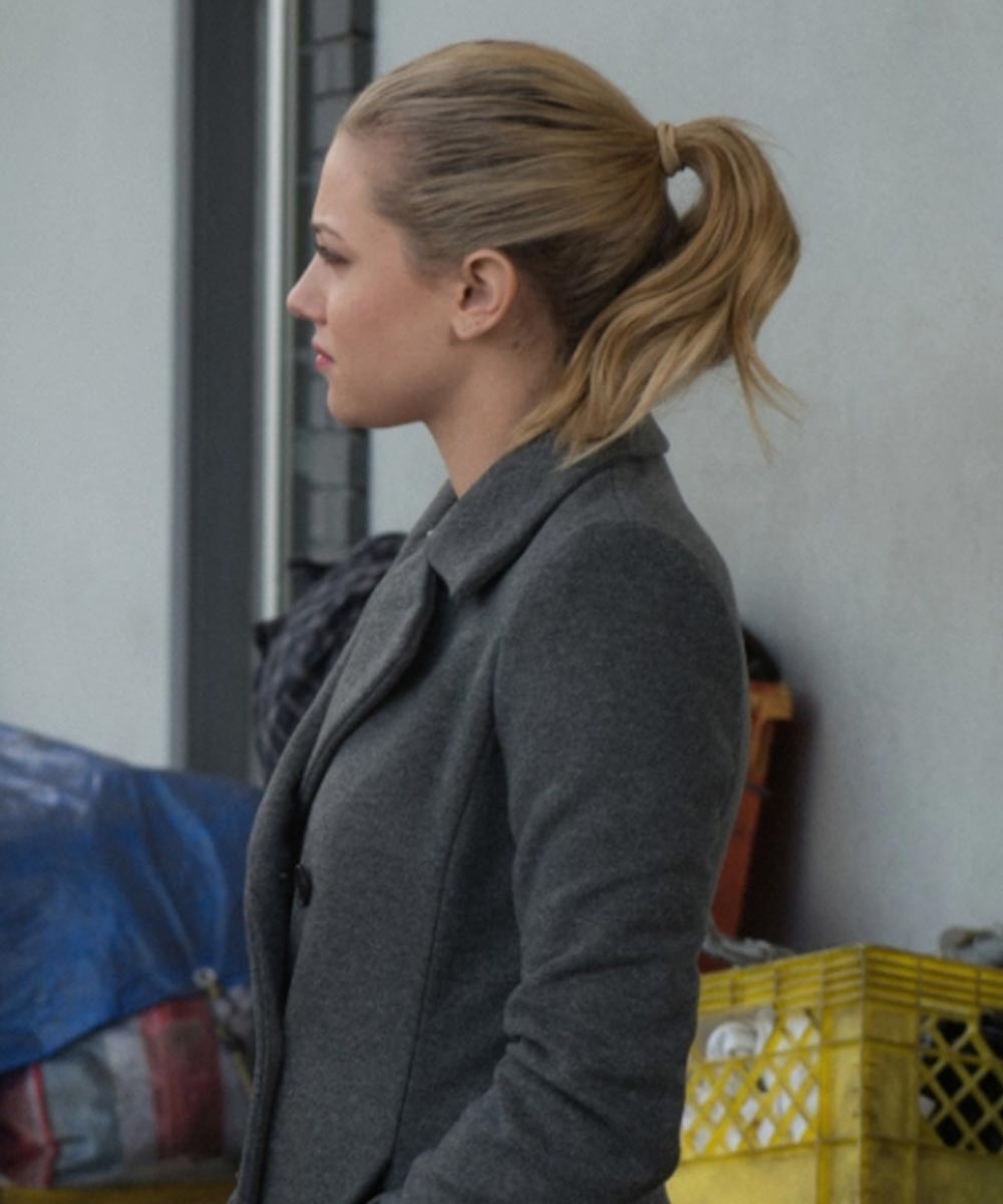 Riverdale S02 Betty Cooper Grey Double-Breasted Coat