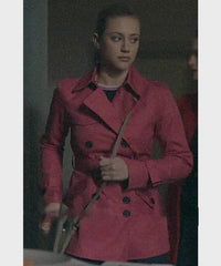 Riverdale S02 Betty Cooper Pink Double-Breasted Coat