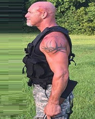 Bill Goldberg Check Point TJ Leather Vest