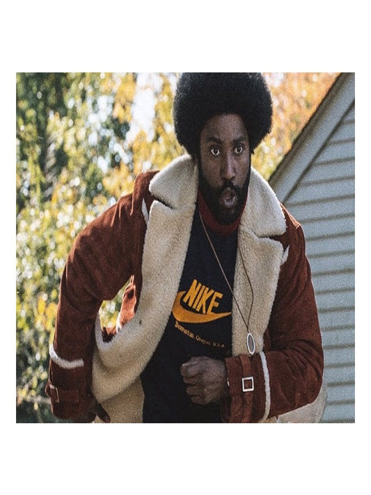 BlacKkKlansman Ron Stallworth Shearling Jacket
