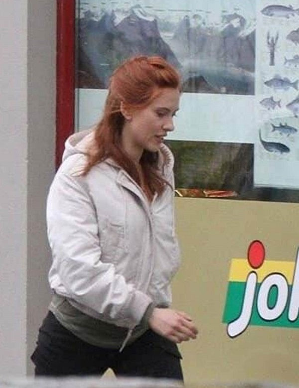Scarlett Johansson Black Widow White Hooded Jacket