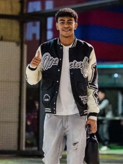 Lamine Yamal Teddy Varsity Jacket