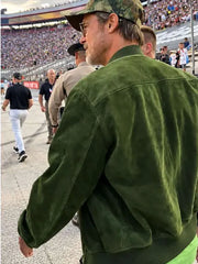 Brad Pitt NASCAR Cup Series 2026 Green Jacket