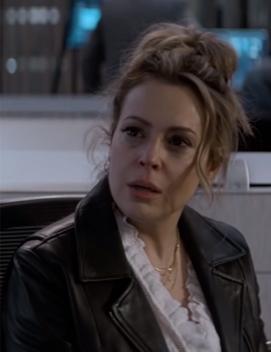 Brazen 2022 Alyssa Milano Leather Jacket