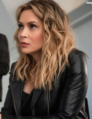 Brazen 2022 Alyssa Milano Leather Jacket