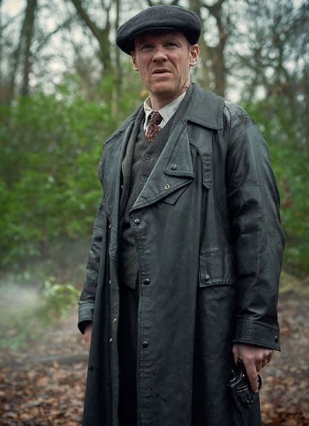 Brian Gleeson Peaky Blinders Leather Trench Coat