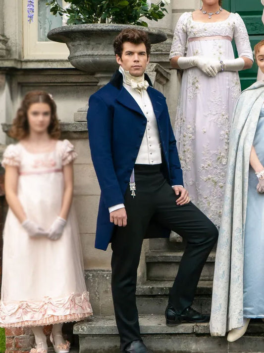 Bridgerton Colin Bridgerton Blue Tailcoat