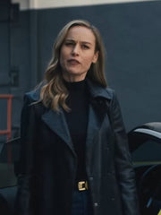 Super Bowl Brie Larson Leather Jacket