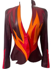 Happy New Year 2026 Dua Lipa Leather Blazer