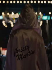 Christy Sydney Sweeney Pink Robe