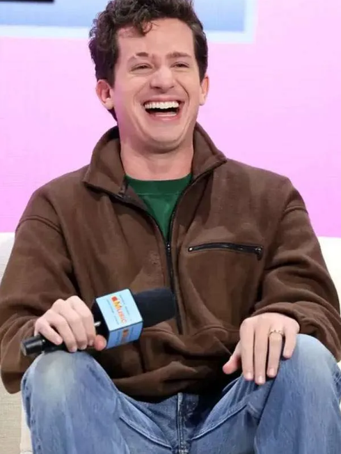Charlie Puth Brown Jacket
