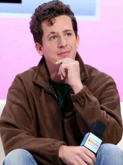 Charlie Puth Brown Jacket