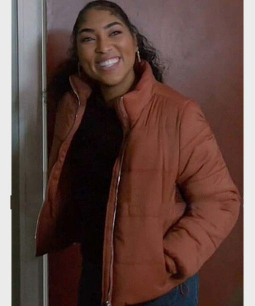 Chicago Fire S09 Gianna Mackey Puffer Jacket