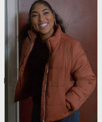 Chicago Fire S09 Gianna Mackey Puffer Jacket
