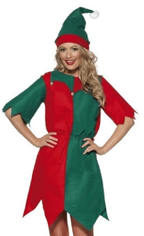 Christmas Cheerful Elf Costume