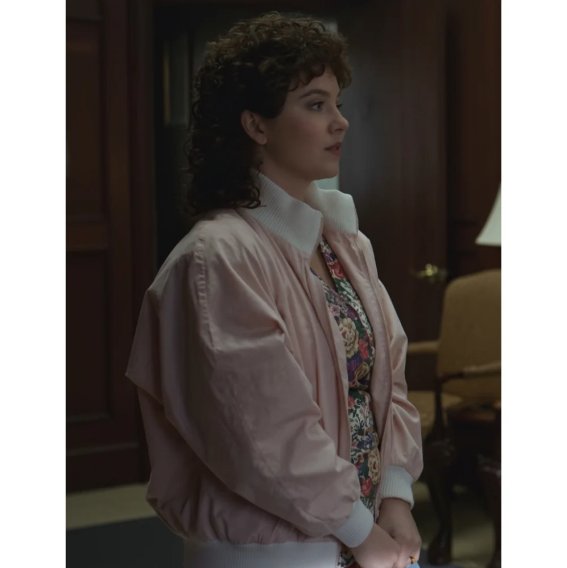 Christy Sydney Sweeney Pink Jacket